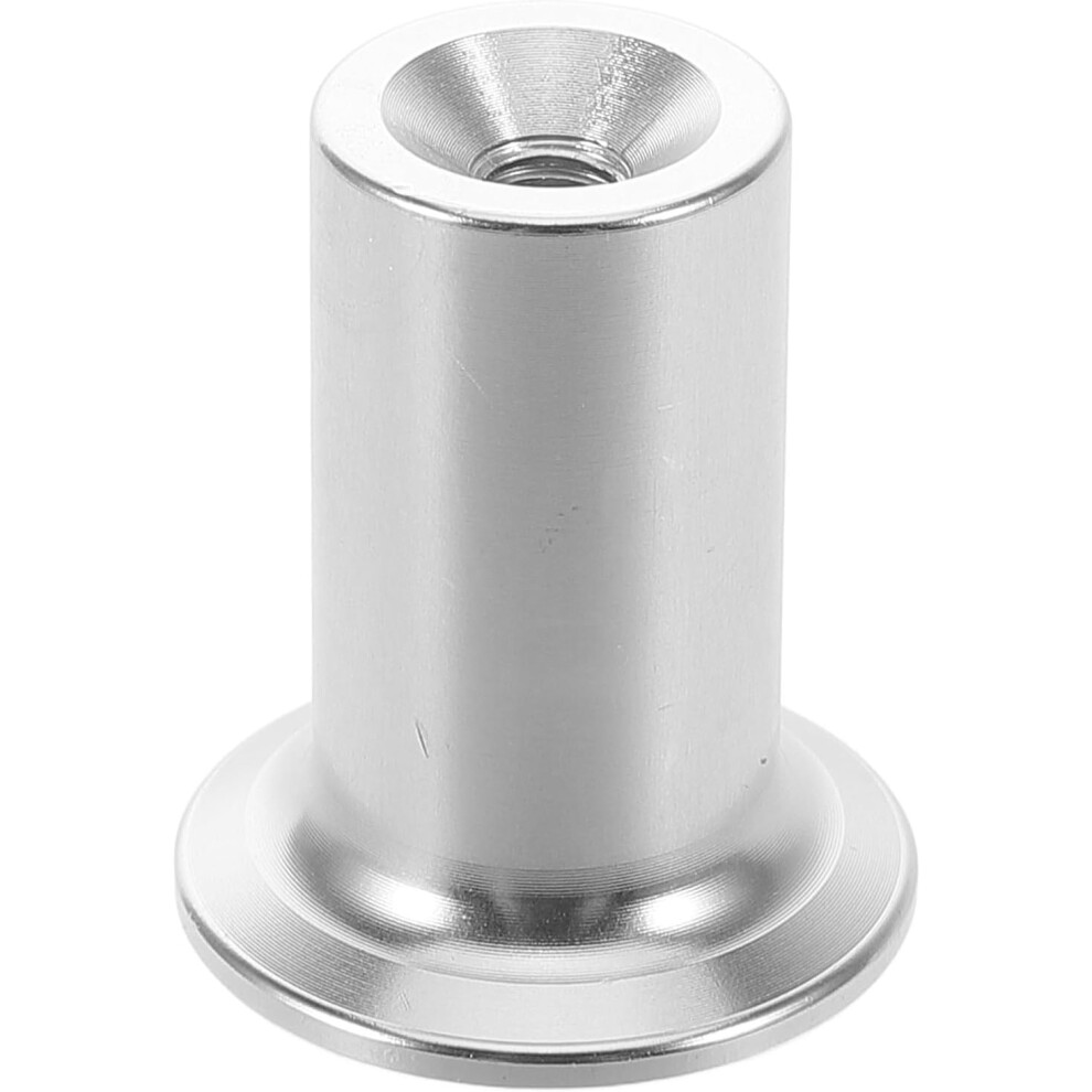 Aluminum Drift Button Handbrake Cover With Turn Lever Knob Lightweight Modified Vehicle Brake Handle Knob Silver 5455468441134