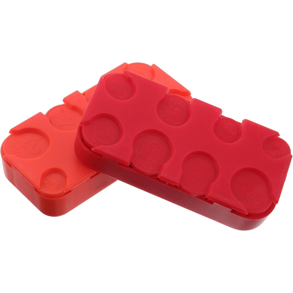 2Pcs Car Coin Storage Box Holder For Change Car Organizers Dashboard Storage Small Change Container 5455468524189