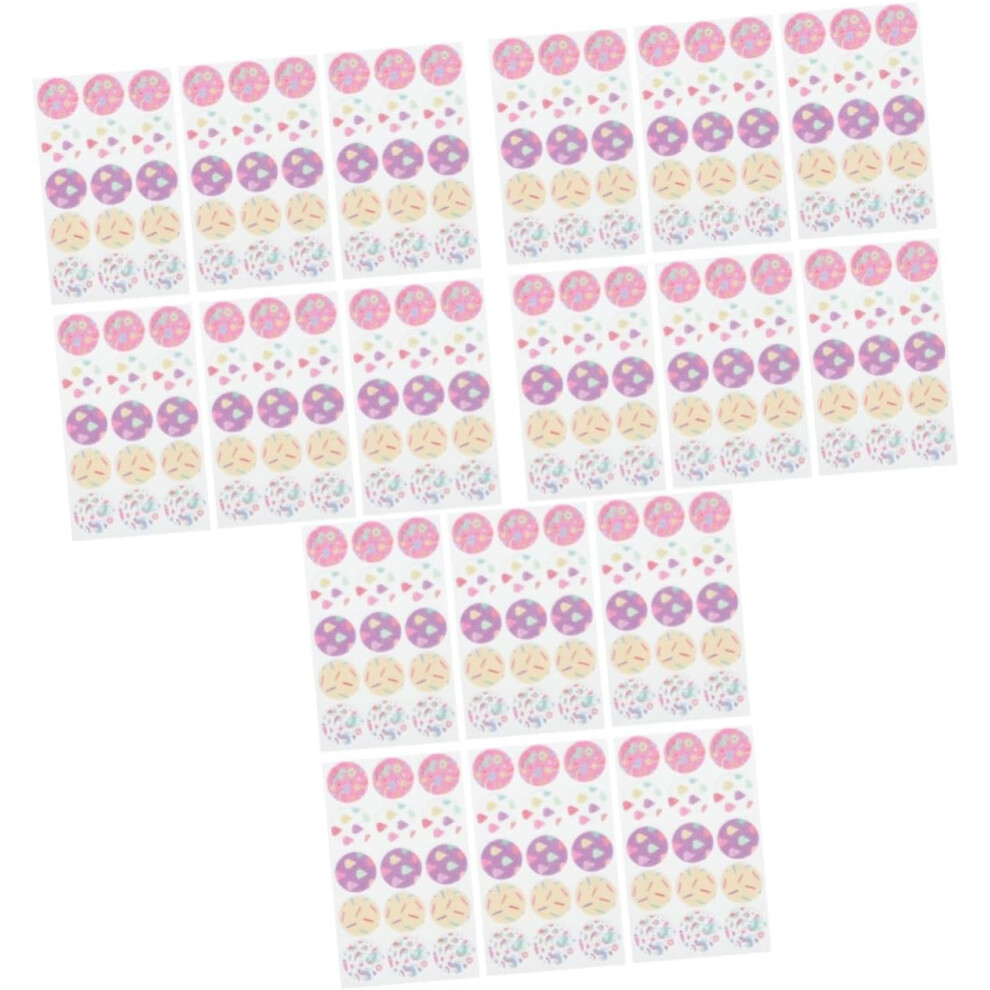 6Sets Mask Fragrance Expanding Stickers Delicate Mask Decorating Stickers Diffuser For Aromatherapy Use 5455468519758