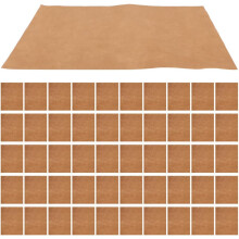 100 Stück Vlies-Autoinnenraum-Fußmatten, große Größe 42x53cm, Einweg-Fahrzeugmatten