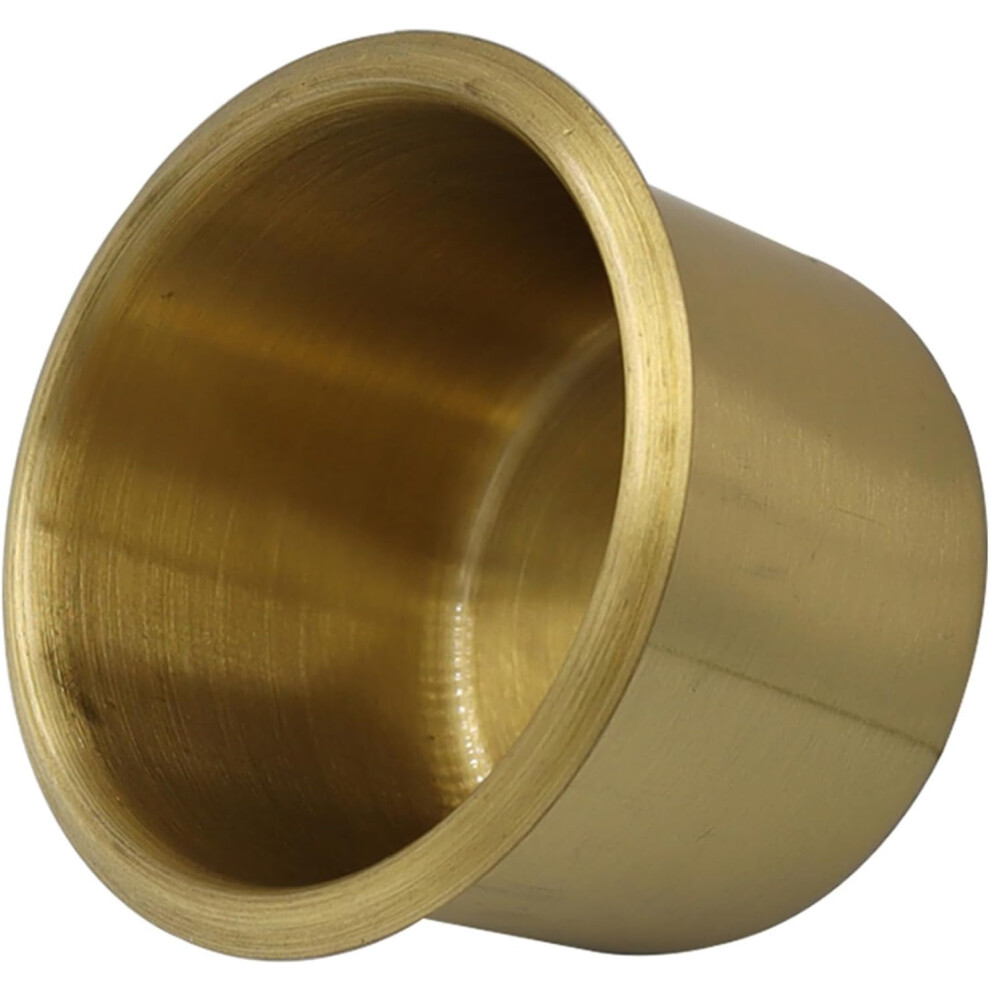 Multifunctional Recessed Drop-In Copper Cup Holder 6.7X5.5cm For Boats Golden 5455468526275