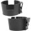 2pcs Car Cup Holder Beverage Bottle Rack Plastic Clip-on Cup Holder 1
