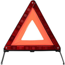 Faltbares rotes reflektierendes Dreieck-Warnschild, Notfallset für die Pannenhilfe bei Fahrzeugpannen und LKW-Lagerung