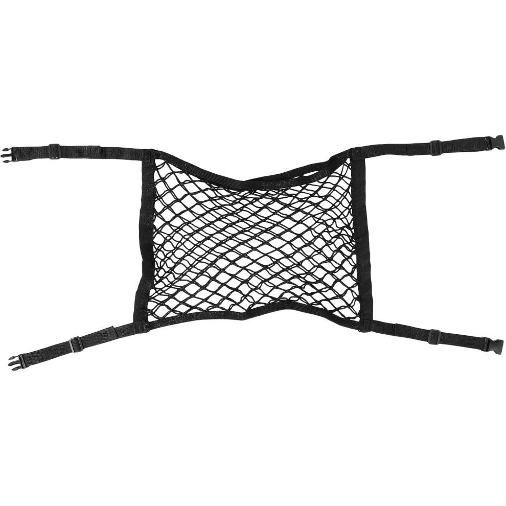 Car Front Seat Organizer Net Pocket Double Layer Truck Seat Storage Bag 5455468527708