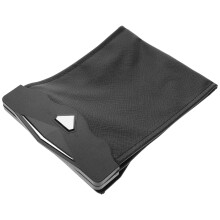 Sacchetto portaoggetti da appendere all'auto con luce LED, piccolo cestino per auto impermeabile in similpelle, borsa portaoggetti per sedile auto