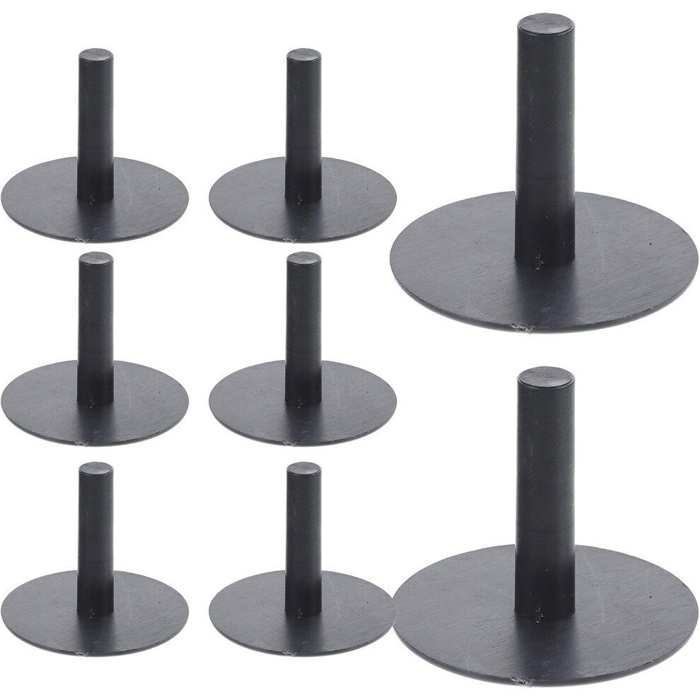 8Pcs Plastic Car Doll Support Rack Display Stand Multifunctional Display Mount Black 5455468444289