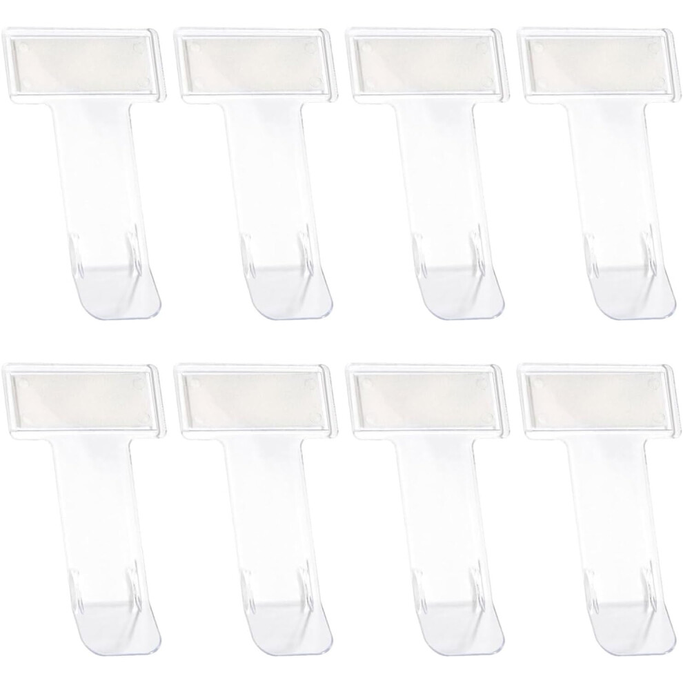 8Pcs Car Window Parking Pass Holder Clip For Windshield Self-Adhesive Parking Permit Ticket Holder 5455468528224