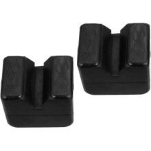 Gummi-Wagenheber-Adapterset, 2 Stück, schwarz, geschlitzte Wagenheber-Stützpolster, kompatibel