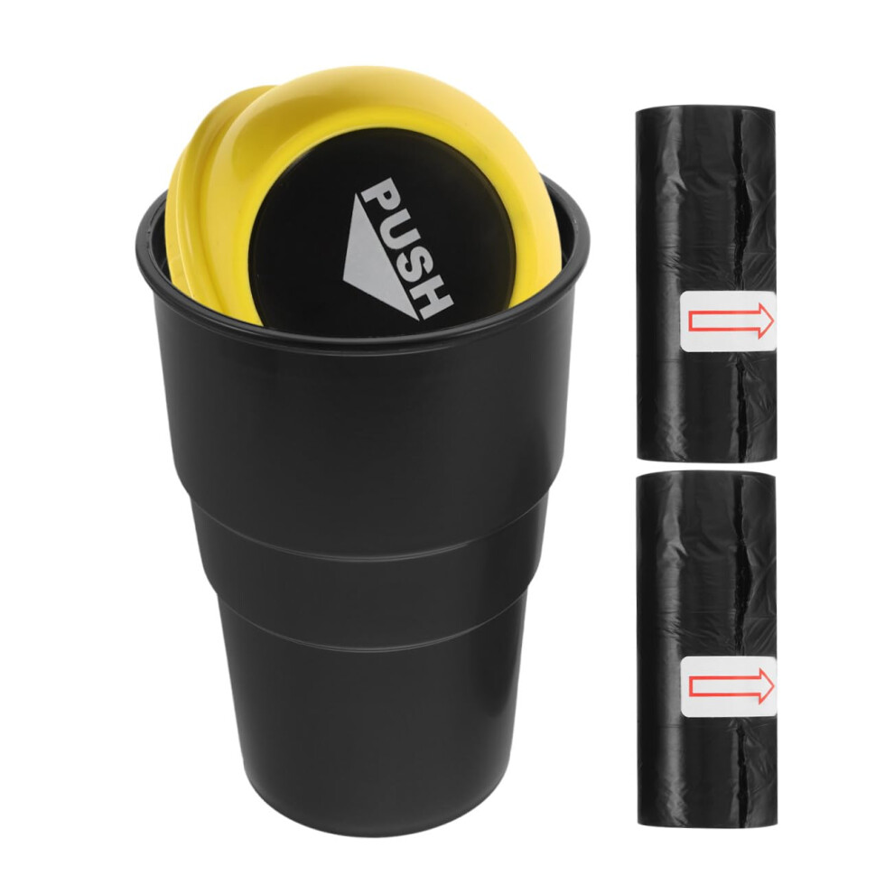 Car Trash Can Leakproof Lid For Cup Holder Portable Automotive Garbage Cans 5455468446764