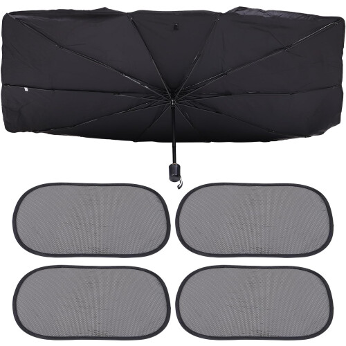 Foldable Car Windshield Umbrella and Side Window Sunshade Auto Sunshade Umbrella