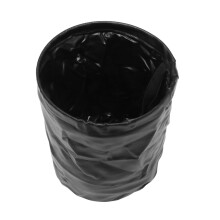 Poubelle de voiture pliable, noire, étanche, sac de rangement multifonctionnel pour siège arrière