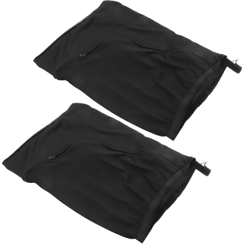 Car Window Privacy Screen Mesh Sunshade Side Window Shades With Zipper Uv Protection For Pair For Sedan Suv Black 5455468529825