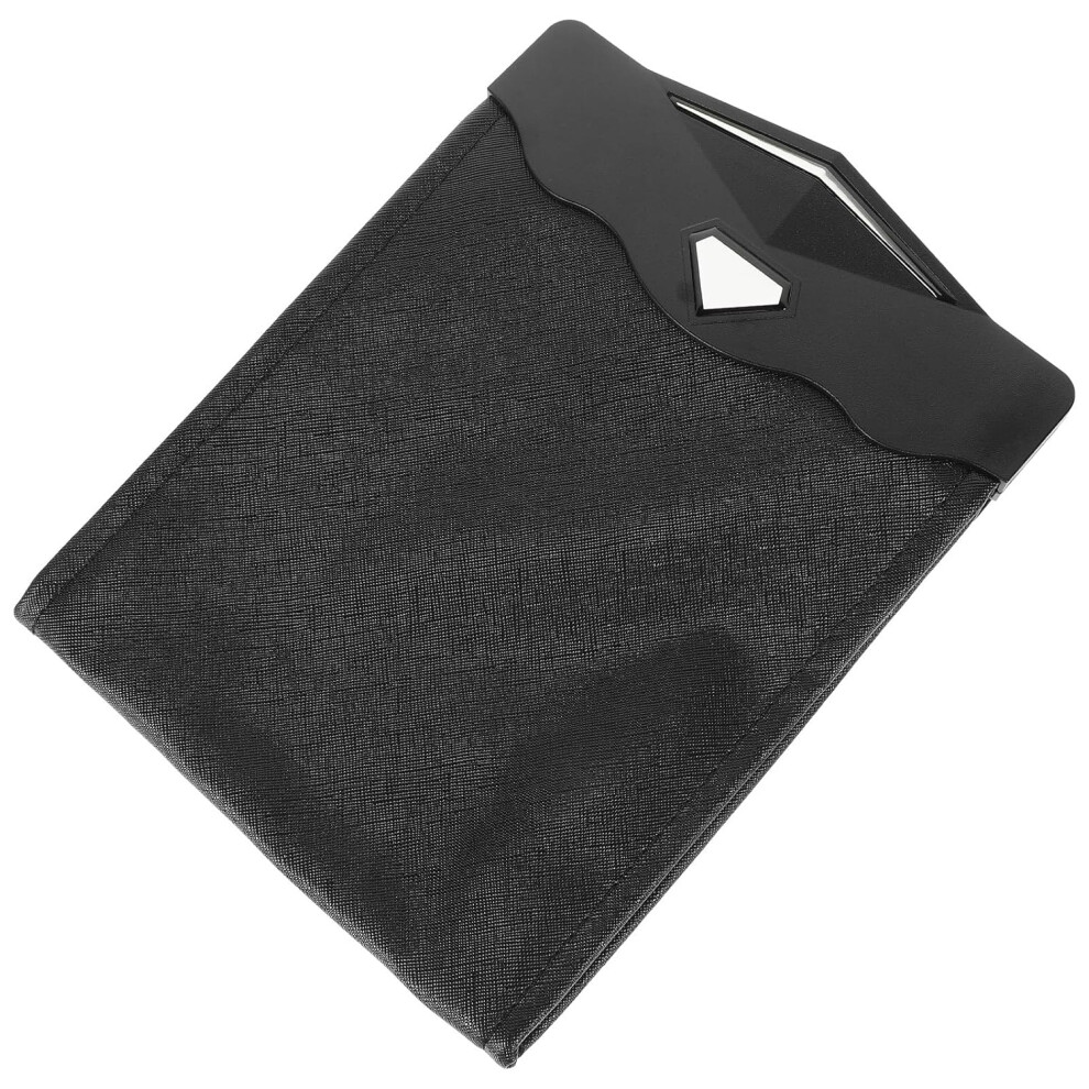 Car Trash Holder With Built-In And Automatic Closure Leather Car Garbage Bin Convenient Storage Light 5455468446955