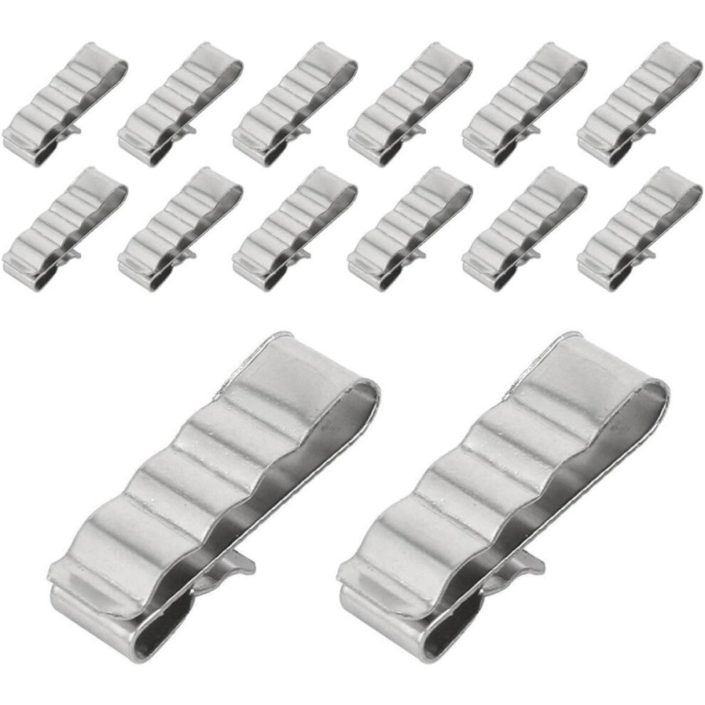 30Pcs Photovoltaic Clamp Solar Panel Cable Clip Stainless Steel Wire Harness Clamps 5455468451317
