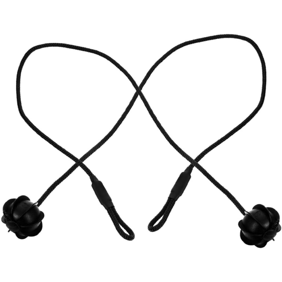2Pcs Car Trunk Parcel Shelf Holding Rope With Hanging Balls Rear Deck Lid Hanging Strap 5455468447778