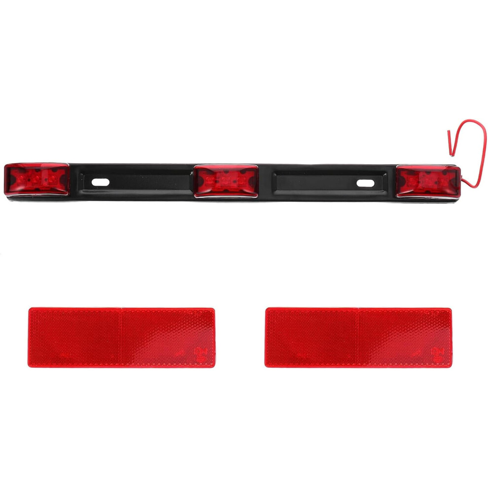 9 Led Side Marker Tail Brake Bar Waterproof Truck Identification Lamp Reflector For Trailer And Heavy Vehicles Light 5455468531378