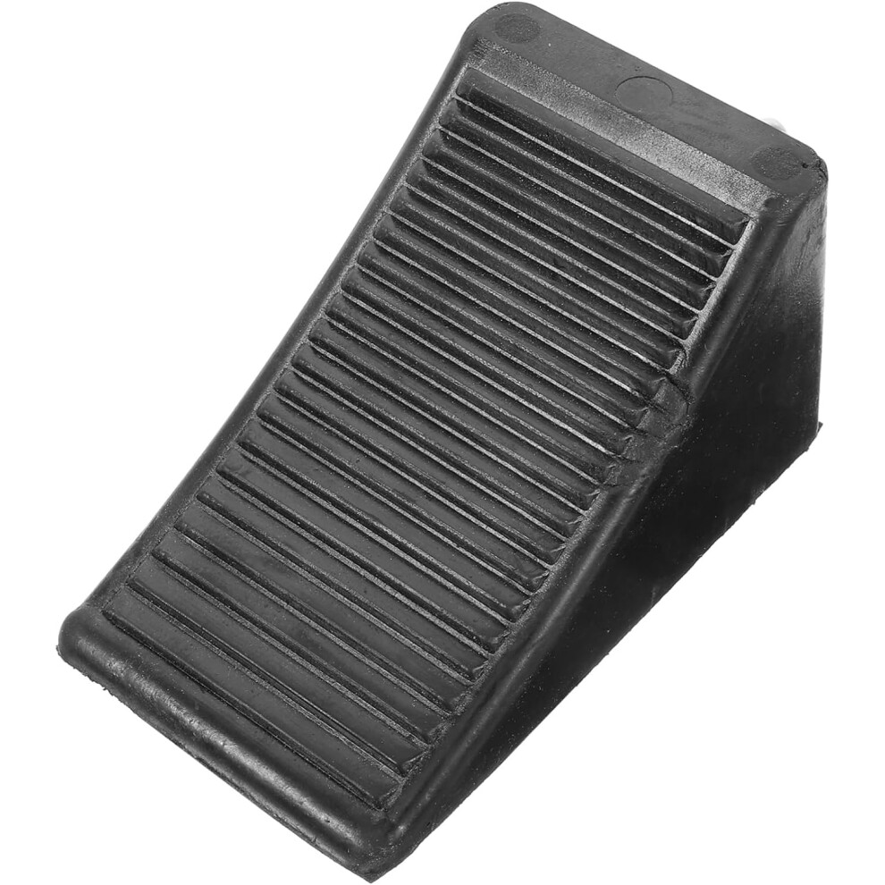 Rubber Car Wheel Chock Non-Slip Tire Stopper 16X9x9cm Portable Vehicle Anti-Skid Support Pad 5455468451737