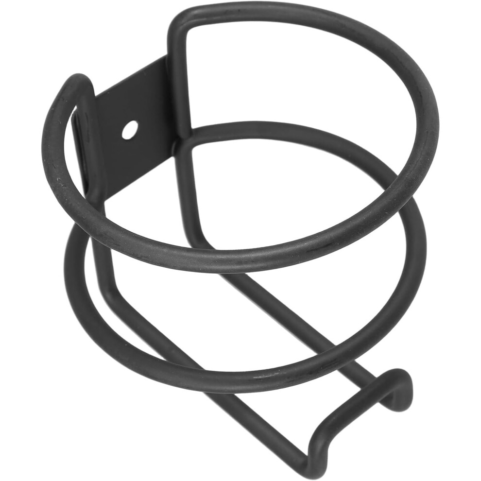 Iron Cup Holder Side Mount For Cars Boats Rvs, Multi-Purpose Automotive Drink And Bottle Holder Black 5455468444968