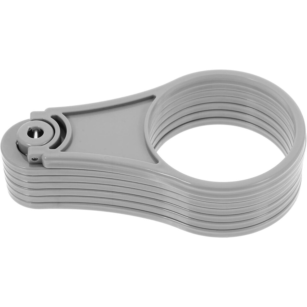 Foldable Rotating Portable Cup Carrier Holder With Handle For 6 Cups, Reusable Drink Caddy 5455468445293