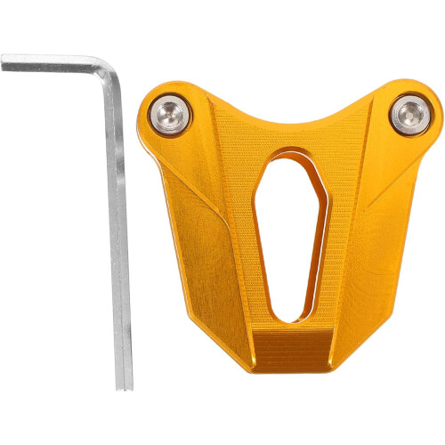 Funda protectora para llave de motocicleta, color dorado.