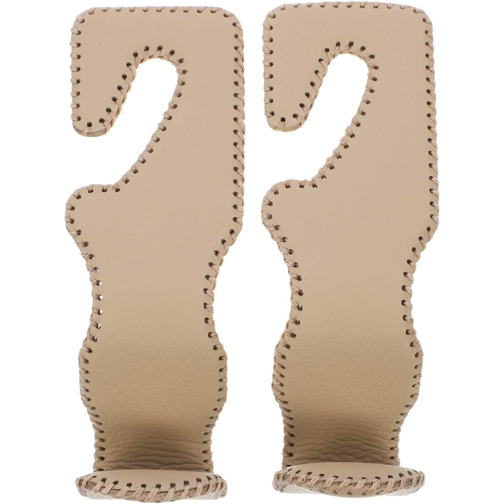 2Pcs Car Back Seat Headrest Hangers Leather Car Hooks For Headrest Use In Vehicle 5455468447273