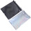 2pcs Car Windshield Retractable Sun Shade 40x60cm Black Silver Front Window Sunshade 1