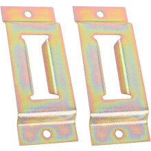 2 stuks gegalvaniseerde stalen E-Track sjorankers, zware ladingset