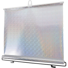 Auton sivuikkunan aurinkosuoja imukupilla, 40x60 cm hopeanvärinen laserheijastinkalvo