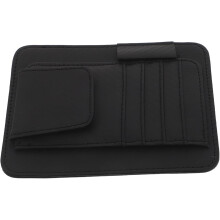 Car Sun Visor Storage Organizer Multi Compartment Card Holder for Visor Pen Holder Sunglasses Cards Tickets