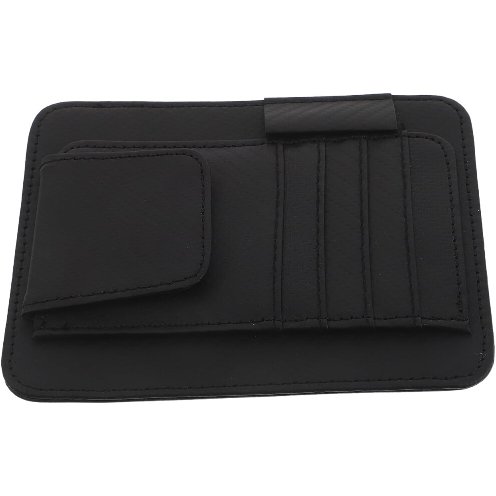 Car Sun Visor Storage Organizer Multi Compartment Card Holder For Visor Pen Holder Sunglasses Cards Tickets 5455468528187
