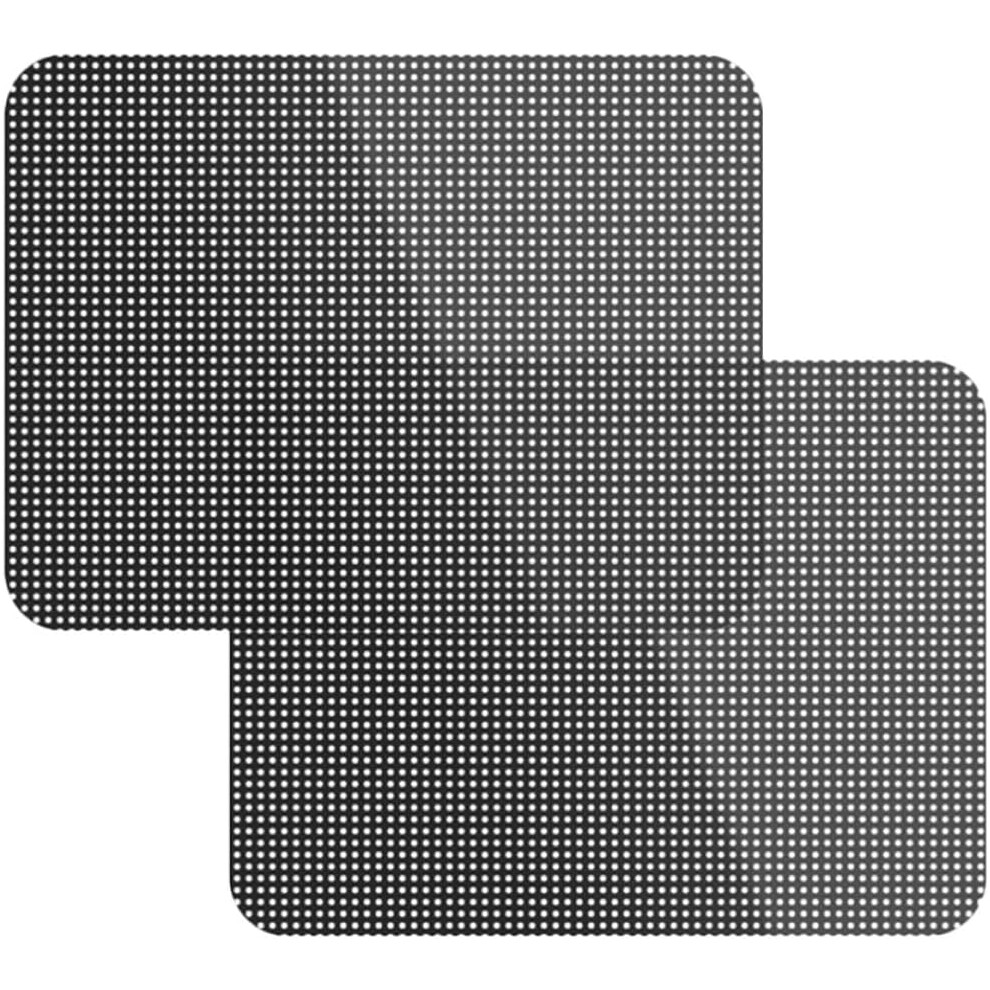 Car Side Window Electrostatic Sunshade Sticker, Heat Reflective Film Pair Black 5455468529863