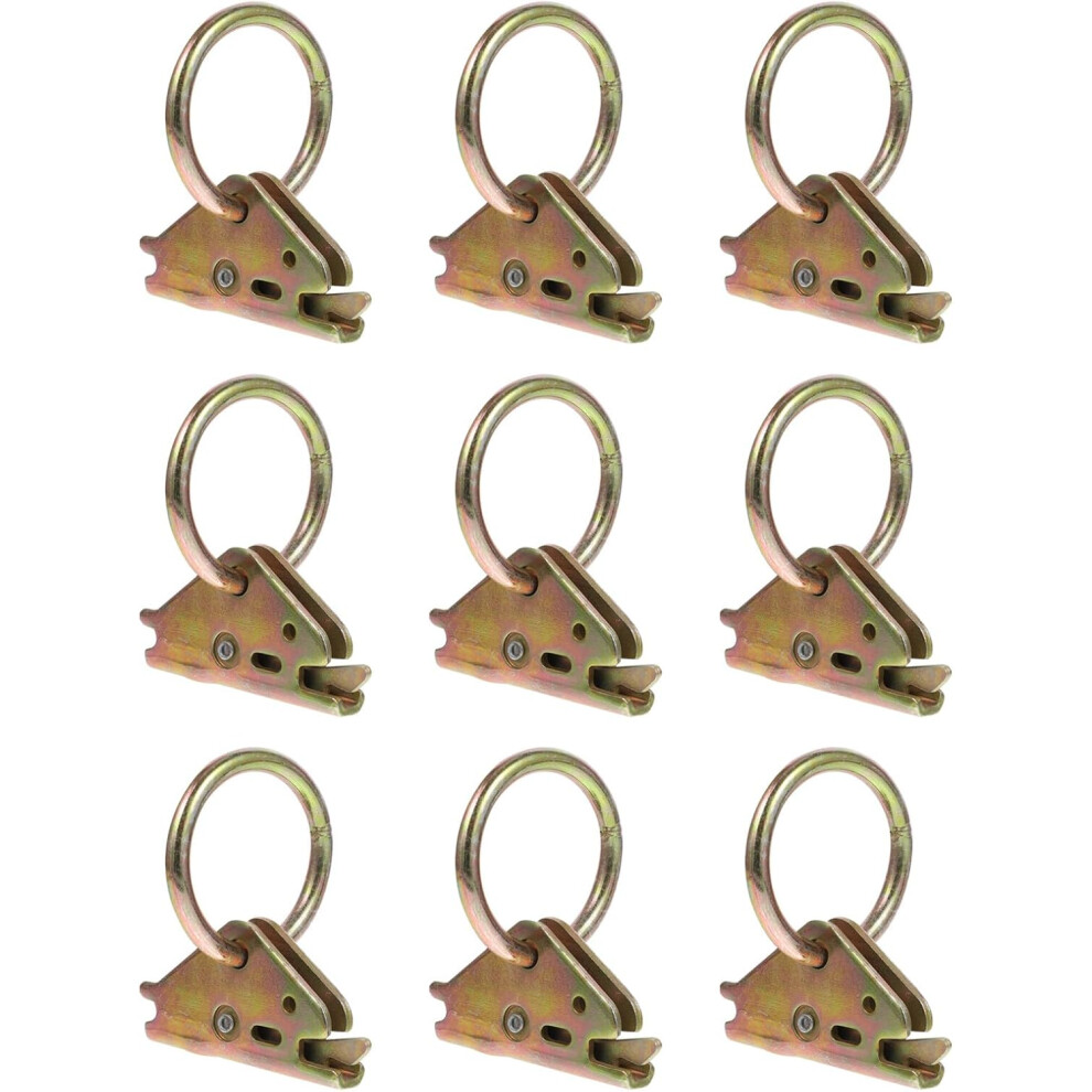 10Pcs Steel E-Track O-Rings And E-Track E-Rings Tie-Down Anchors 5455468452130