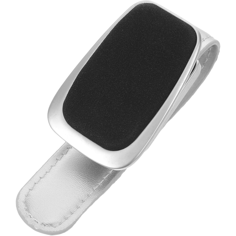 Sun Visor Storage Clip For Car Pu Sunglasses Clip And Ticket Card Holder 5455468449215