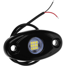 Éclairage LED sous caisse de voiture, en alliage d'aluminium, blanc, pour roches