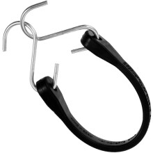 Correas elásticas de goma de alta resistencia con ganchos metálicos para carga y lonas.