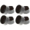 Ensemble de 8 protections de roulements de roue de remorque, capuchons en caoutchouc de 1,98 pouce 1