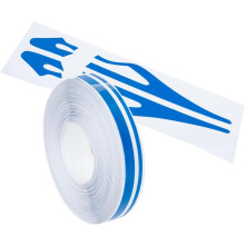 Blauer 1/12 Zoll Auto-Zierstreifen-Vinylaufkleber für die Karosserie-Zierleiste, DIY-Automobil