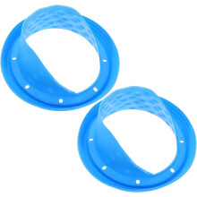 2 unidades de cubiertas impermeables de 6,5 pulgadas para altavoces de puerta de coche, deflectores acústicos para altavoces, tapas protectoras.