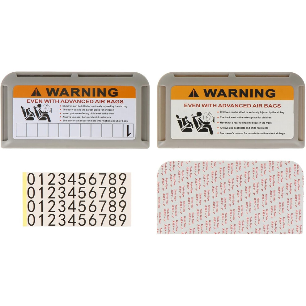 Car Sun Visor Cards Holder 2Pcs Plastic Clip Organizer Auto Interior Accessories For Vehicles Sunshade Use Grey 5455468529115