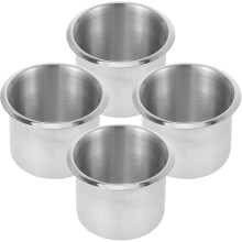 Drop-in Stainless Steel Boat Cup Holder 4Pcs for Camping and Yacht Beverage Holders
