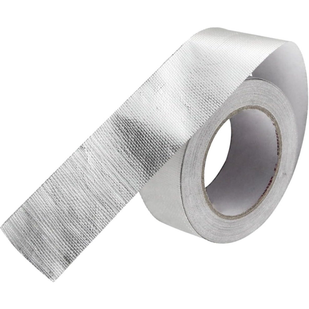 25M Aluminum Foil Exhaust Heat Wrap Tape For And Motorcycle, High Temperature Resistant Heat Insulated Tape 5455468461392