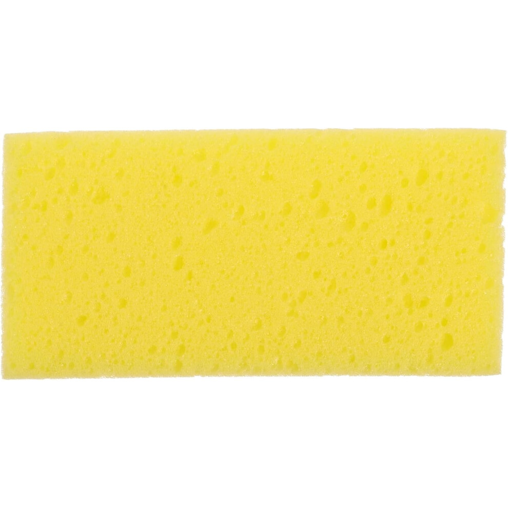 Car Wash Sponge Large Soft Honeycomb Foam Sponge For Car Cleaning And Detailing Reusable Coral/Yellow 5455468455469