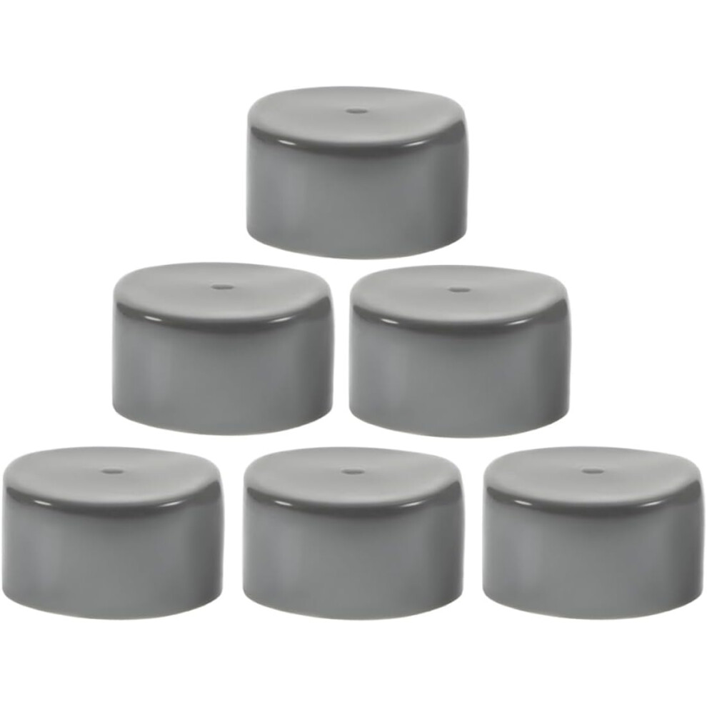 6Pcs 1.98 Inch Rubber Trailer Wheel Bearing Caps Set, Axle Hub Dust Protectors With Grease Injection 5455468450976