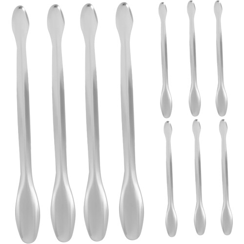 10pcs Scoops Sampling Spoon Experiment Scoops for Cosmetics Powders Laboratory Use