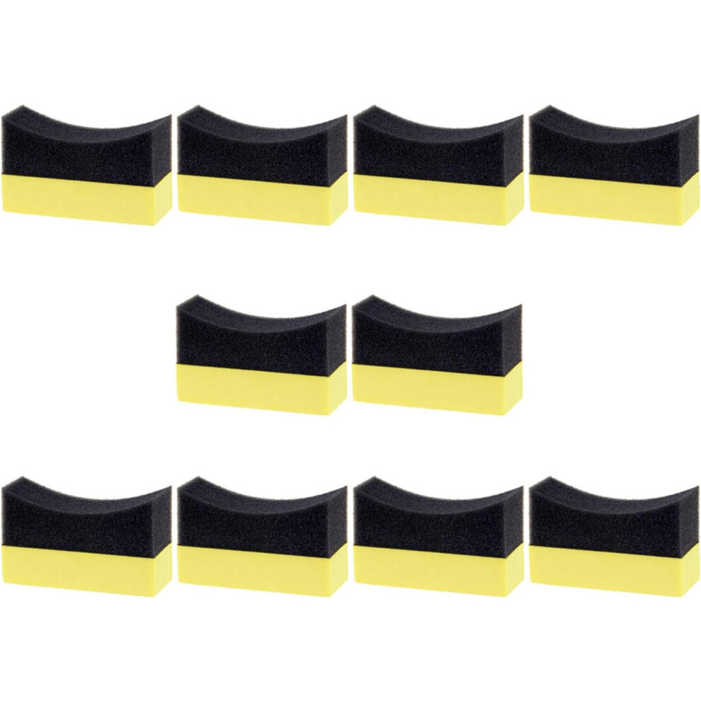 10Pcs Car Cleaning Sponges Set With Tire Wax Applicators Automotive Polishing Sponge Kit 5455468455575