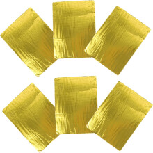Tapis insonorisants pour voiture, lot de 10, 25 x 18 cm, autocollants dorés, isolants thermiques et phoniques