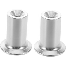 Lot de 2 boutons de frein à main en alliage d'aluminium pour voiture, compatibles avec les accessoires de tuning et de drift automobile.