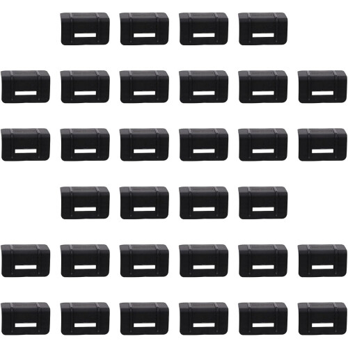 100 protections d'angle en plastique 46 mm x 2 mm
