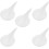 5pcs Lampshade Heating Rubber Ring Front Headlamp Seal Cap 1