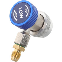 Kobber hurtigkoblingsadapter for R134A bilklimaanlegg